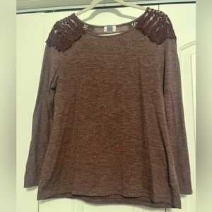 Burgundy Long Sleeve